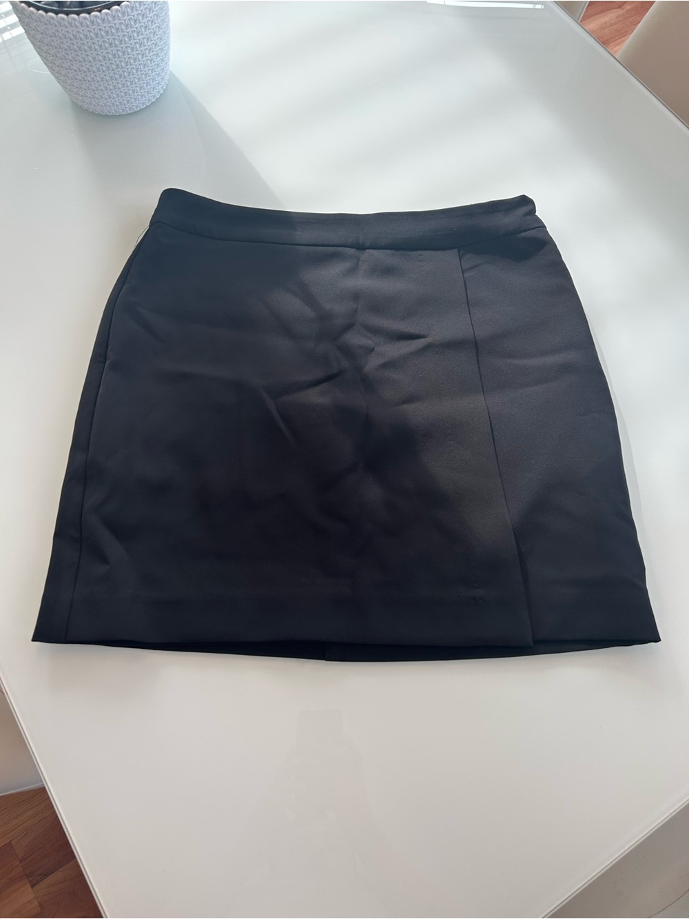 Sleek Black Mini Skirt